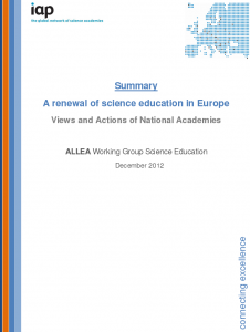 WGSE renewal of science education summary