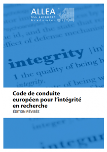 Code De Conduite Europeen Pour L Integrite En Recherche