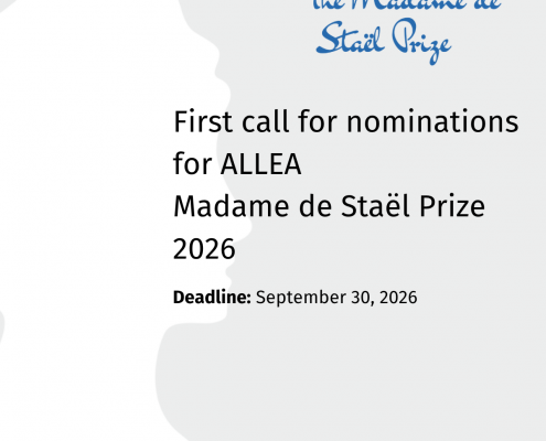 ALLEA Opens Call for Nominations for the Madame de Staël Prize 2026